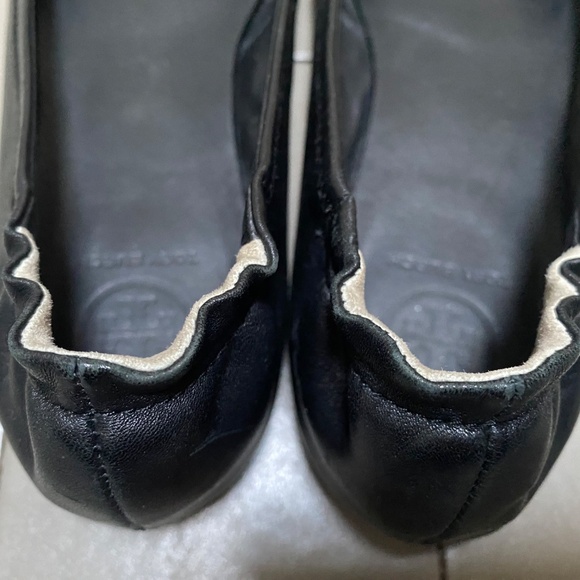 Tory Burch Minnie Travel Ballet with logo, size 7M - Picture 5 of 8